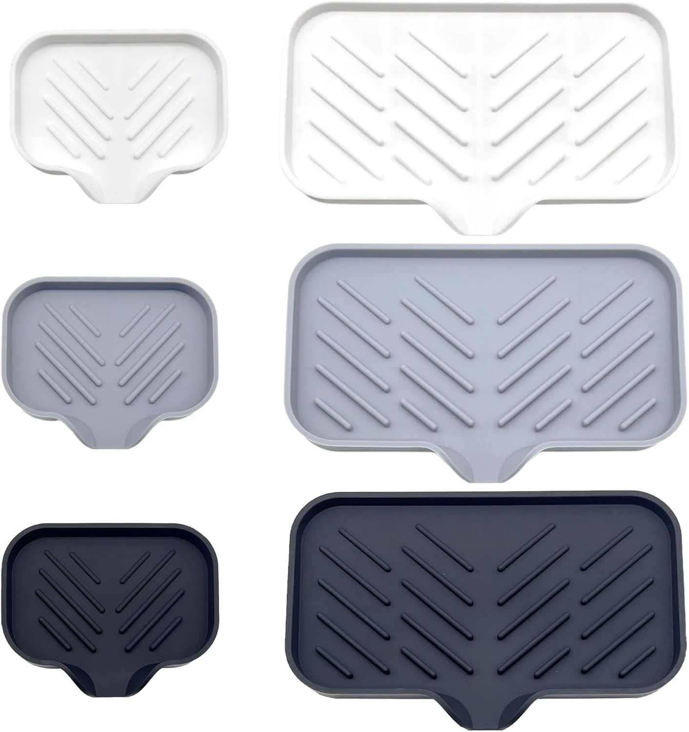 ZMYING Portable Silicone Soap Tray for Bathroom and Travel