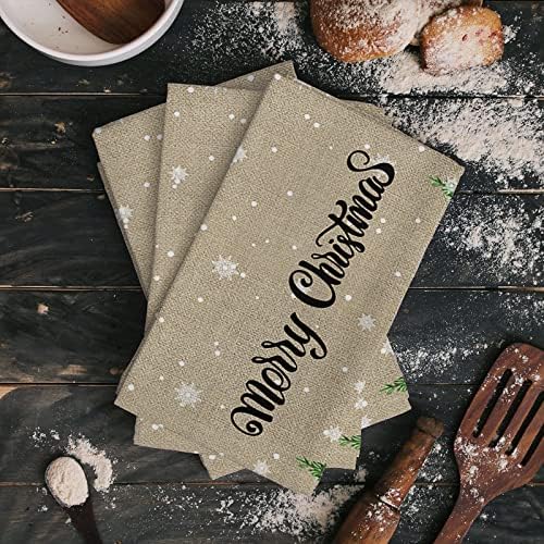 Rocking Giraffee 4 Pack Microfiber Towels Christmas Snowman Design