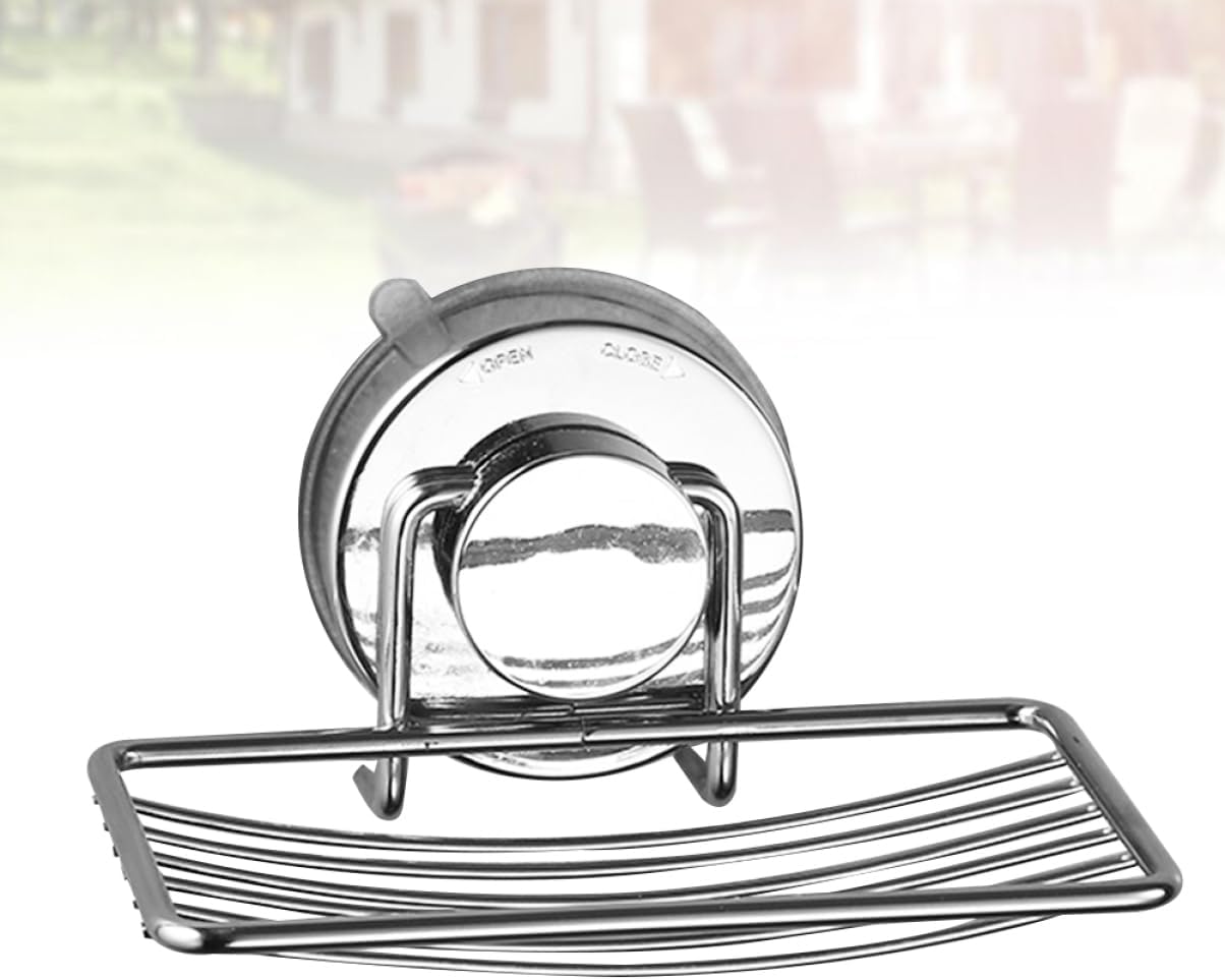 Ciieeo Punch-Free Soap Dish Holder with Suction Cup