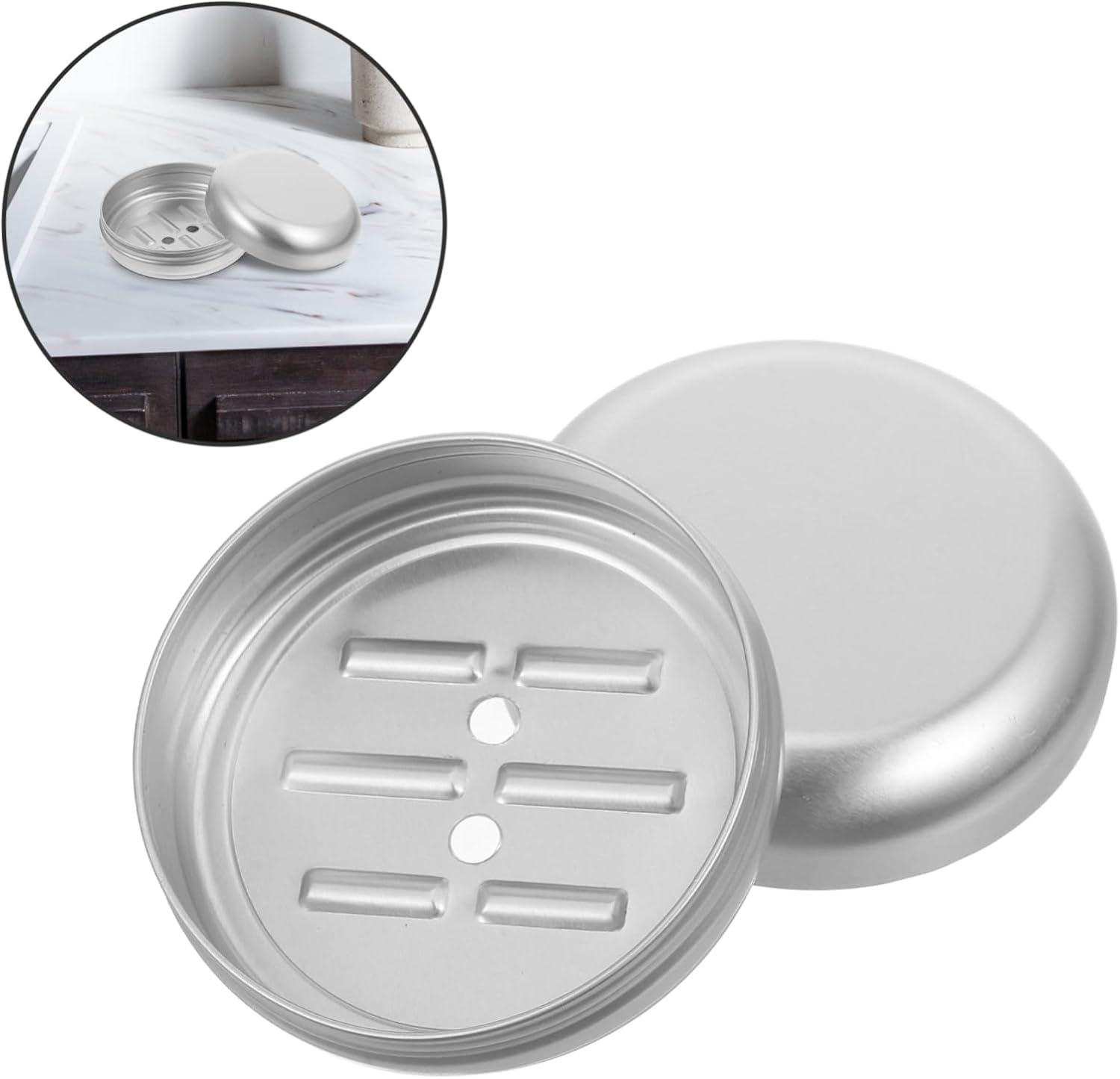 Lightweight Aluminum Bar Soap Holder Travel Case