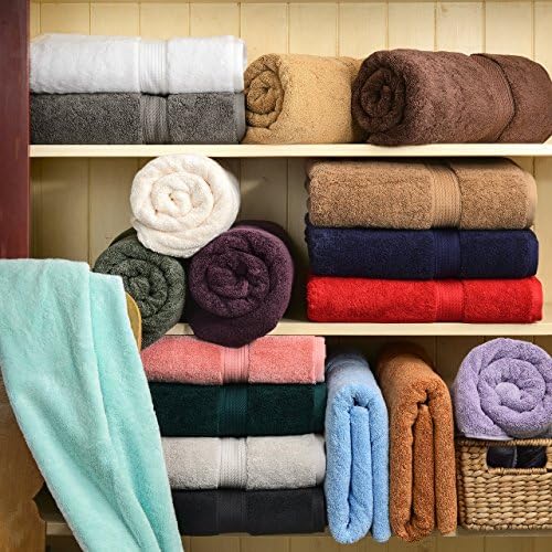 BLUENILEMILLS 6-Piece Egyptian Cotton Towel Set - White