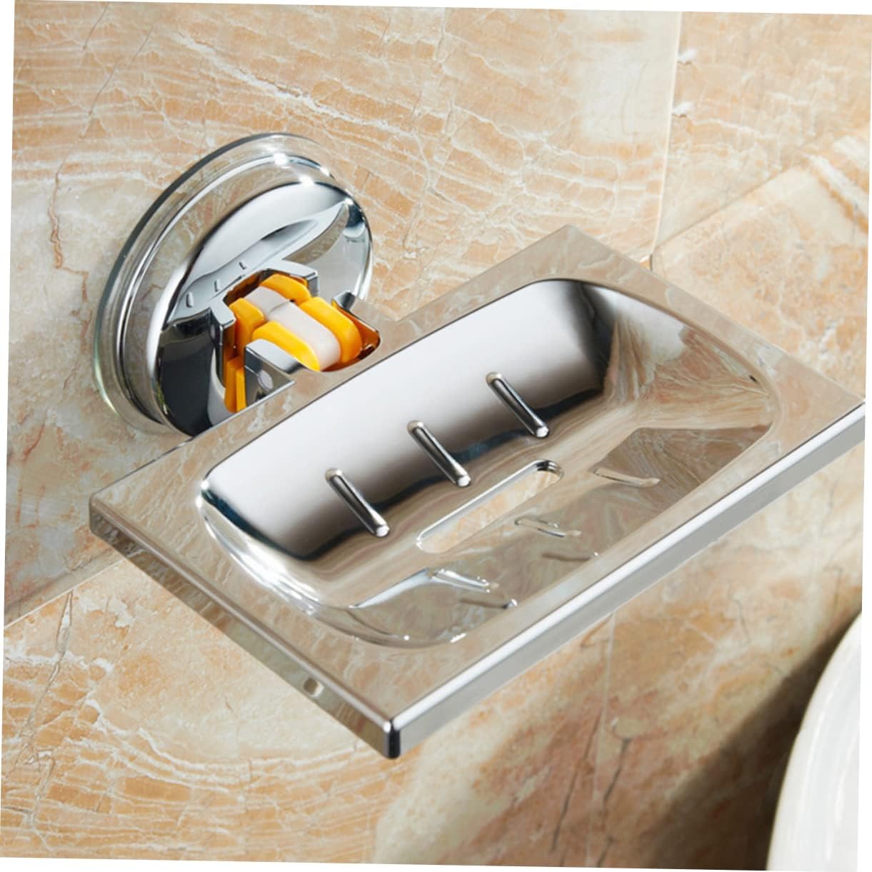 KONTONTY Wall Mount Soap Dish with Suction Cup