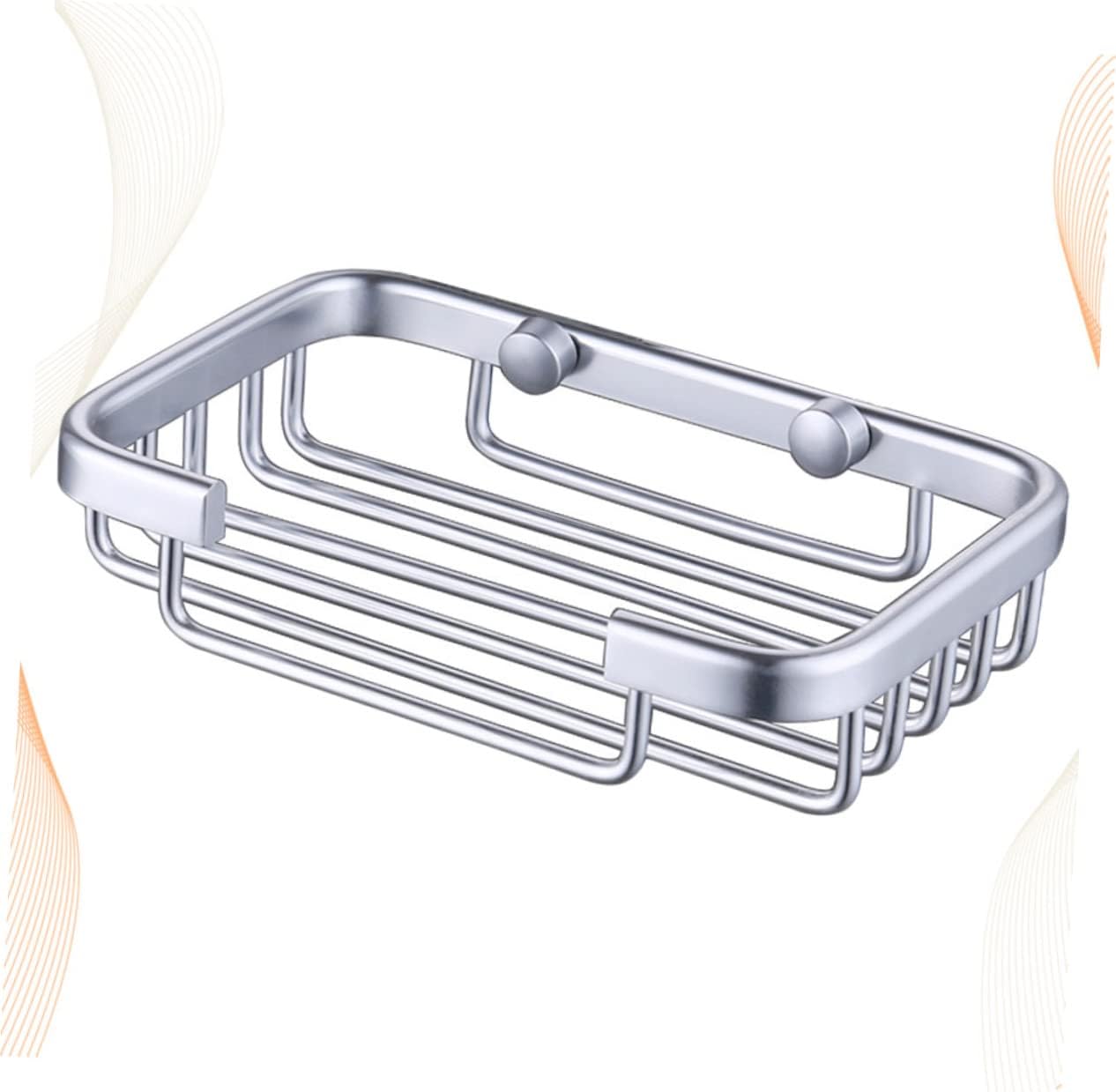 GLEAVI Aluminium Soap Holder Silver Drain Soap Dish