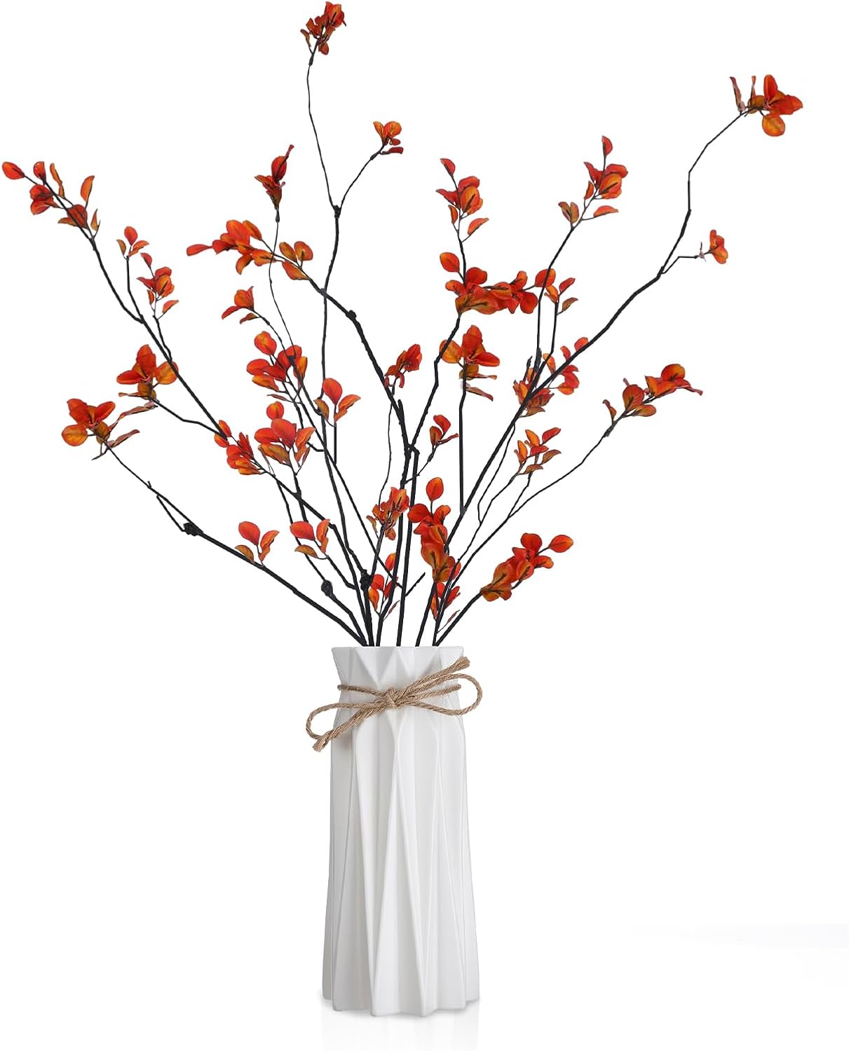 Riceshoot 6 Pcs Artificial Autumn Leaves Branches