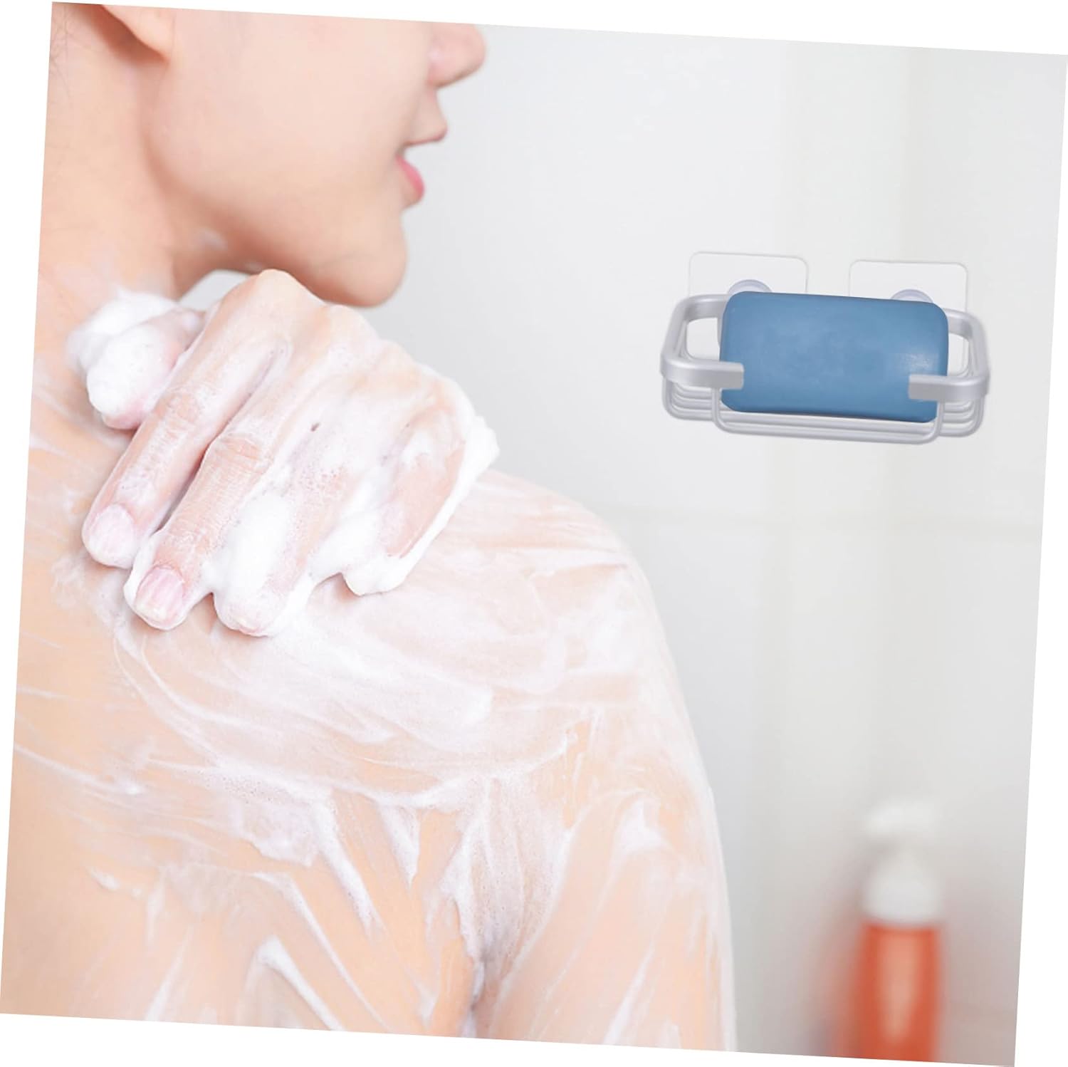 COSMEVIVI Bathroom Wall Mount Soap Dish Rustproof Drainage Holder