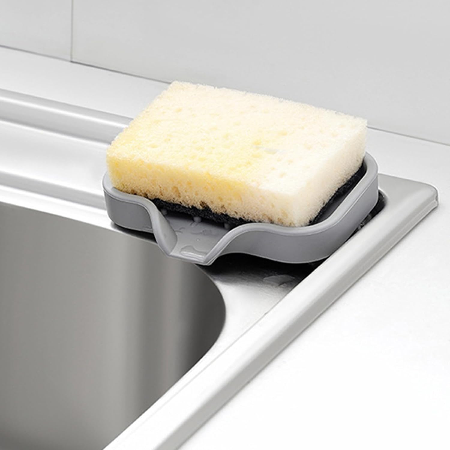 ZMYING Portable Silicone Soap Tray for Bathroom and Travel