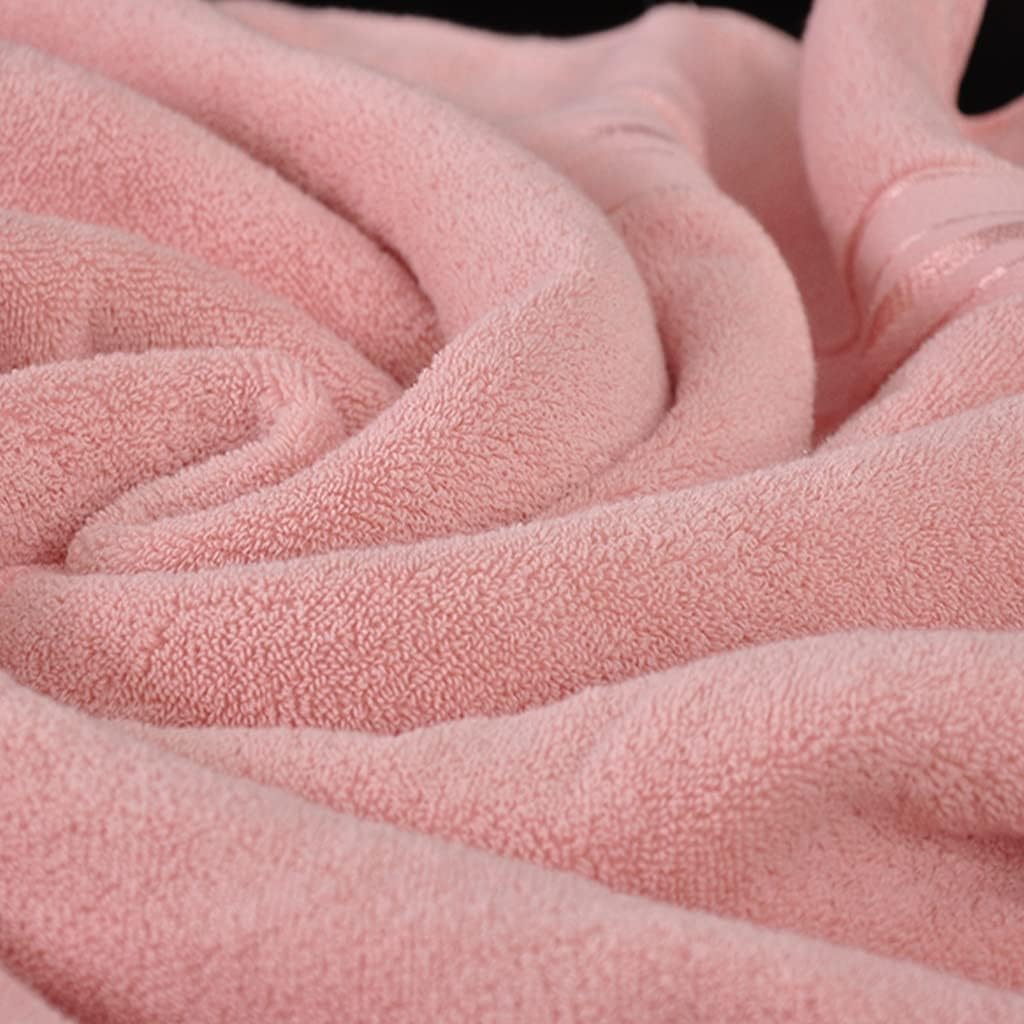XUEMML Bath Towels Set of 3 - Pink 90x180CM