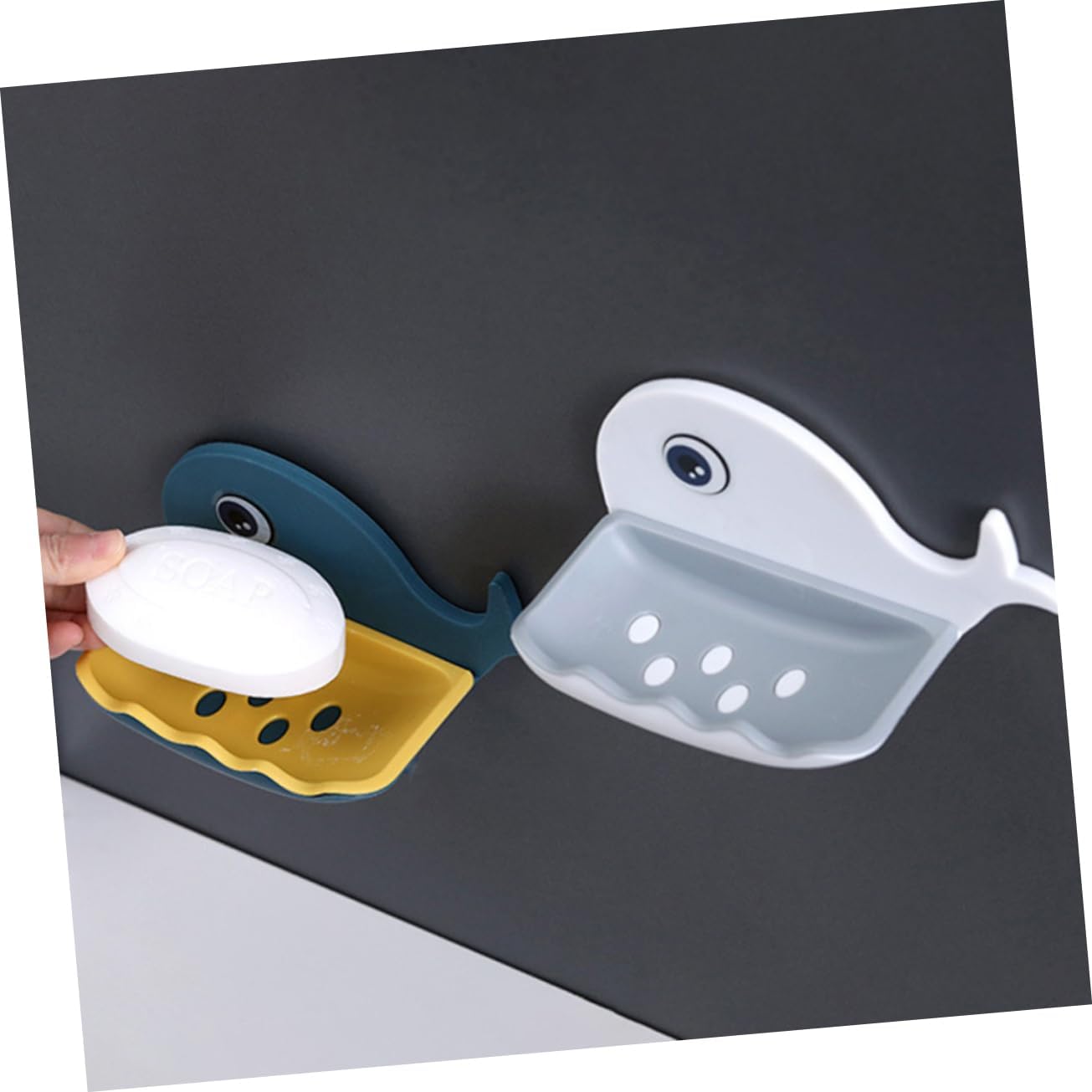 Whale Shaped Wall Mounted Soap Holder