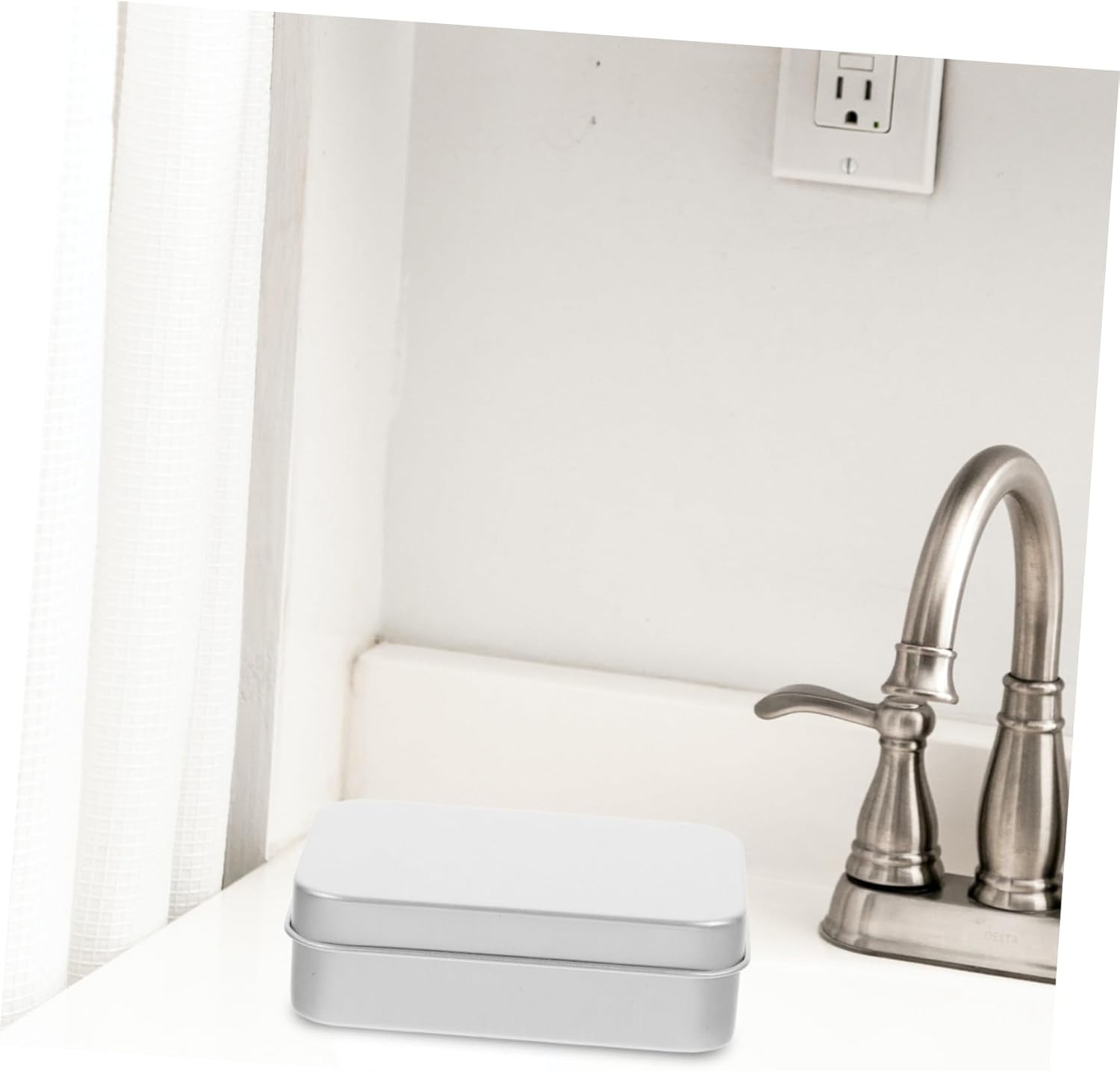 BESTYASH Aluminum Soap Dish Compact Lightweight