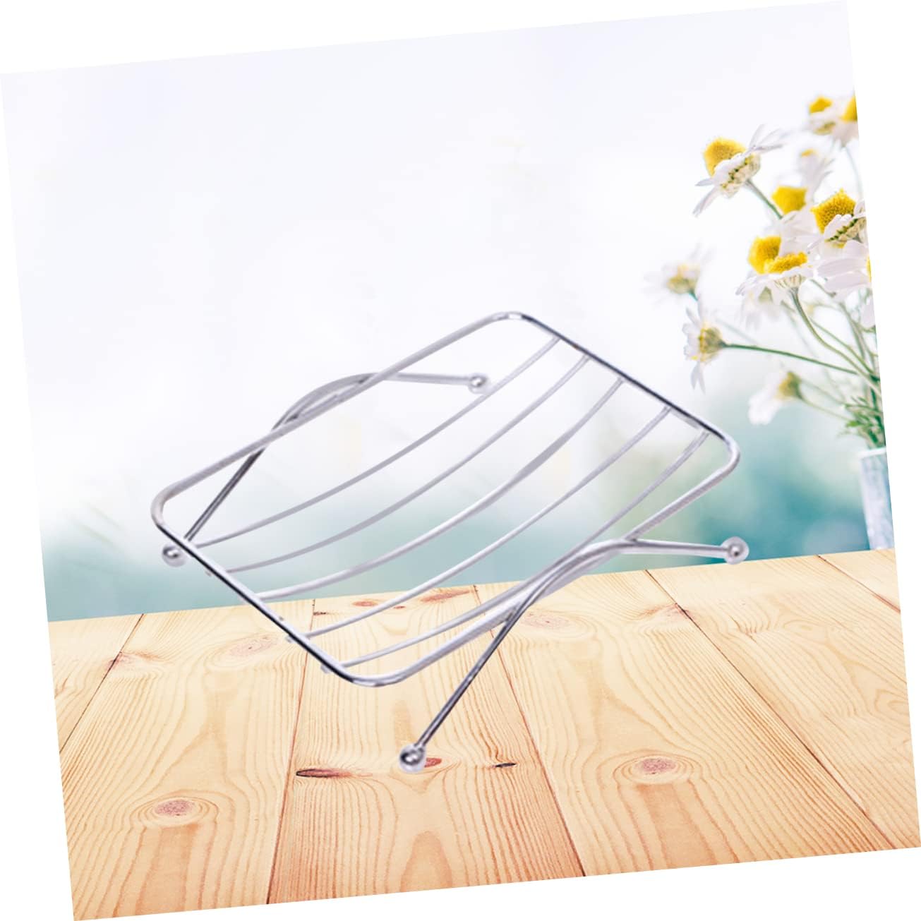 Zerodeko Square Wall Soap Holder - Stainless Steel