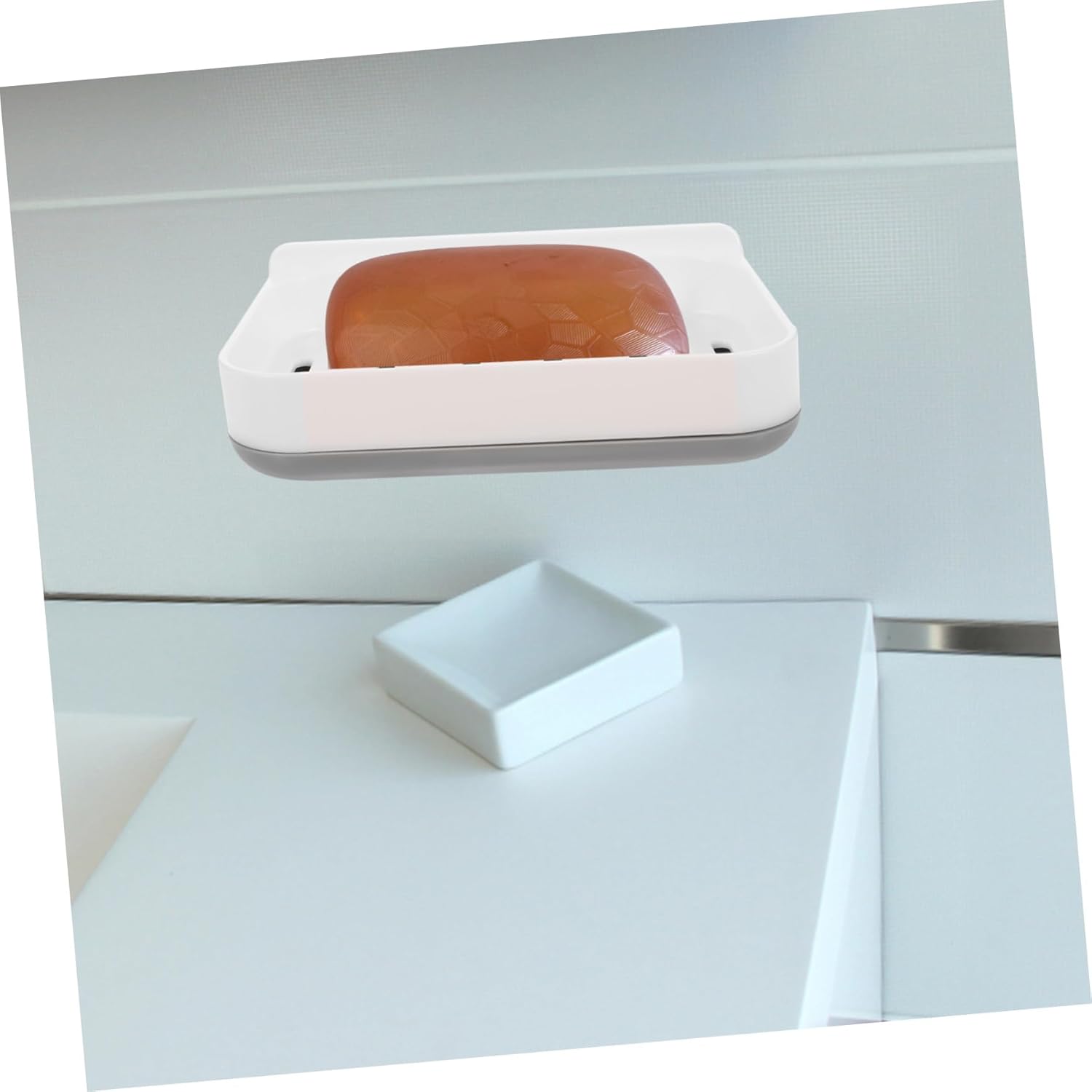 MAGICLULU Diatom Soap Dish Wall Mount Quick Dry Organizer