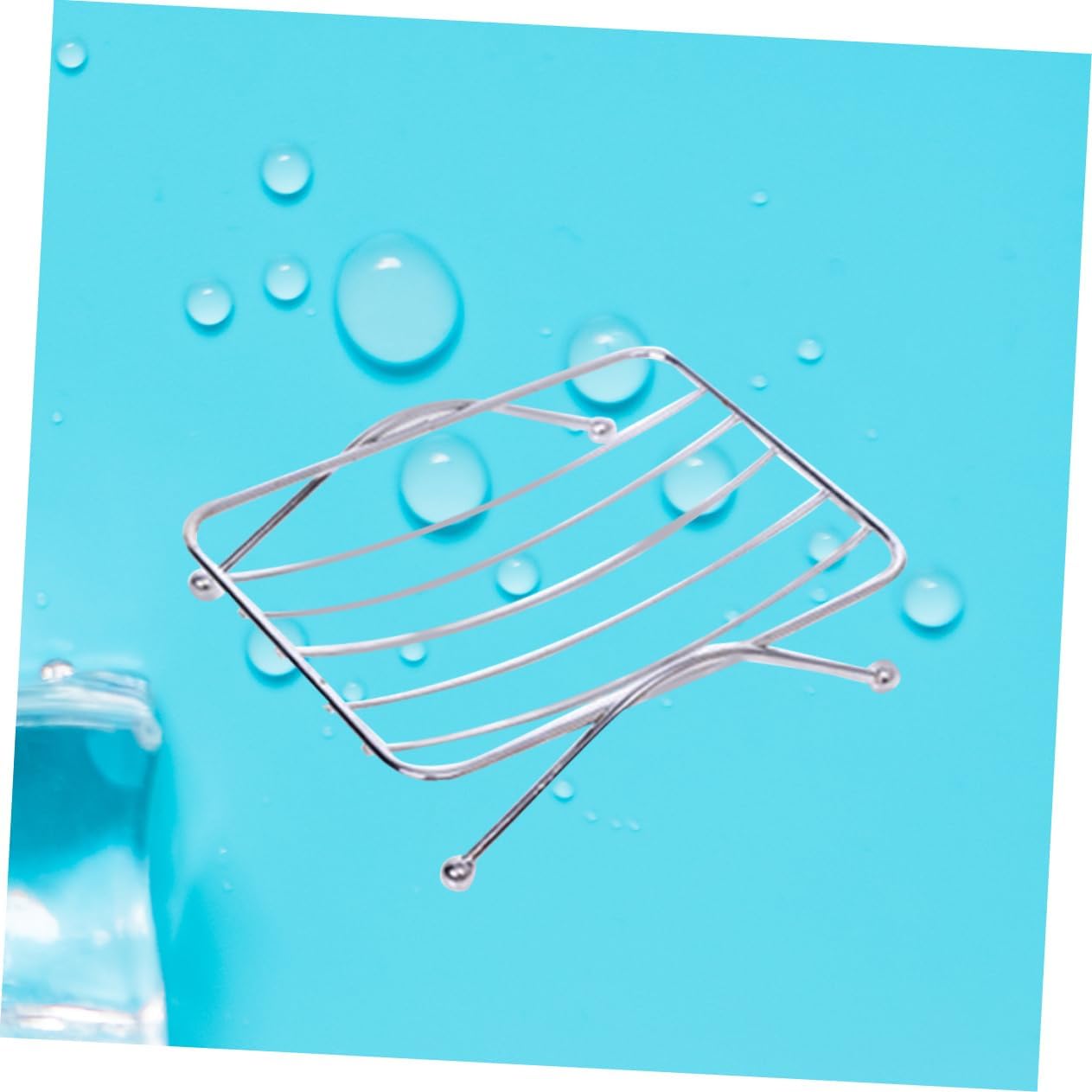 HOLIDYOYO Stainless Steel Wall-Mounted Soap Drainer Holder