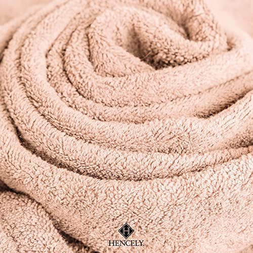 Hencely 6-Piece Bath Towel Set - Soft Turkish Cotton 1