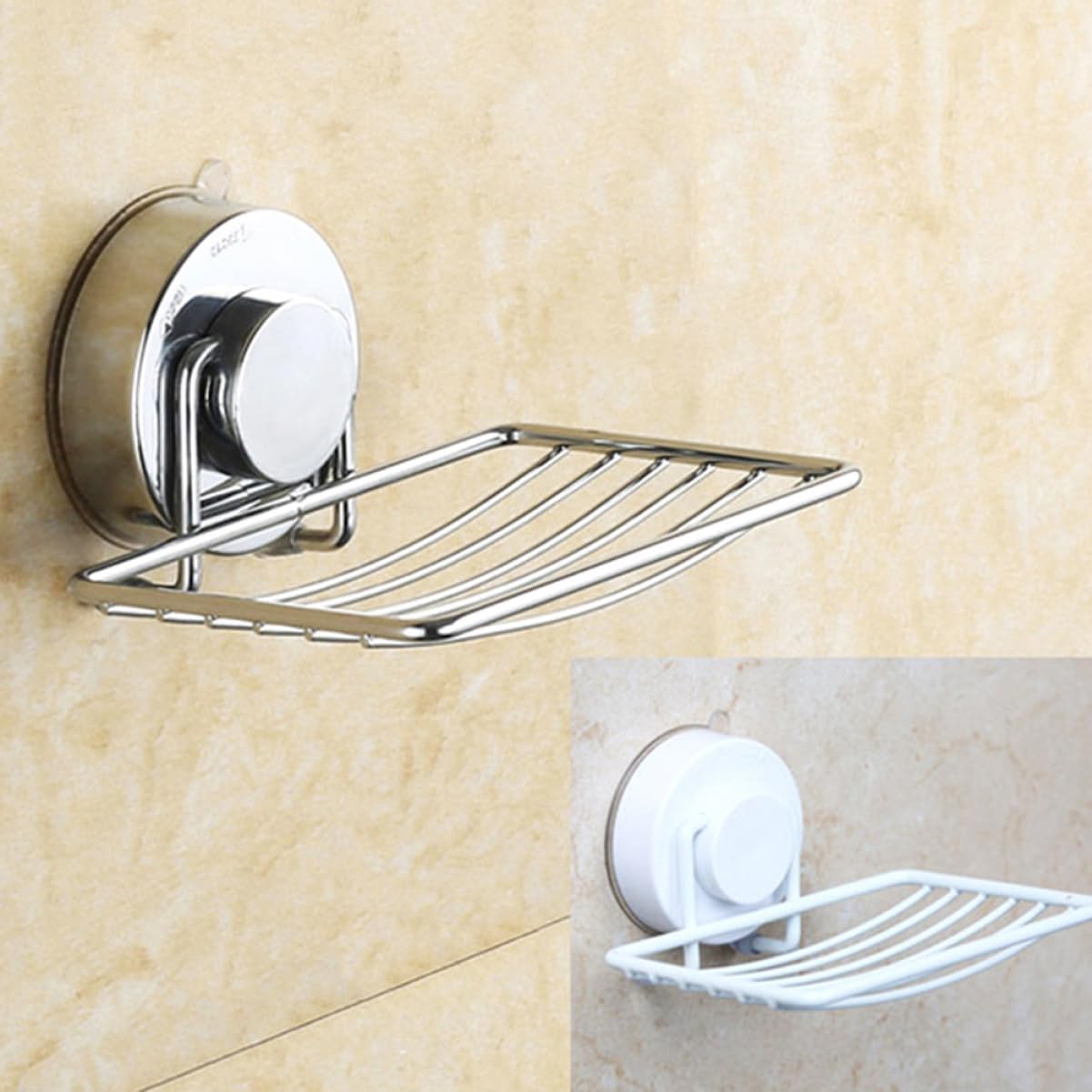 Ciieeo Punch-Free Soap Dish Holder with Suction Cup