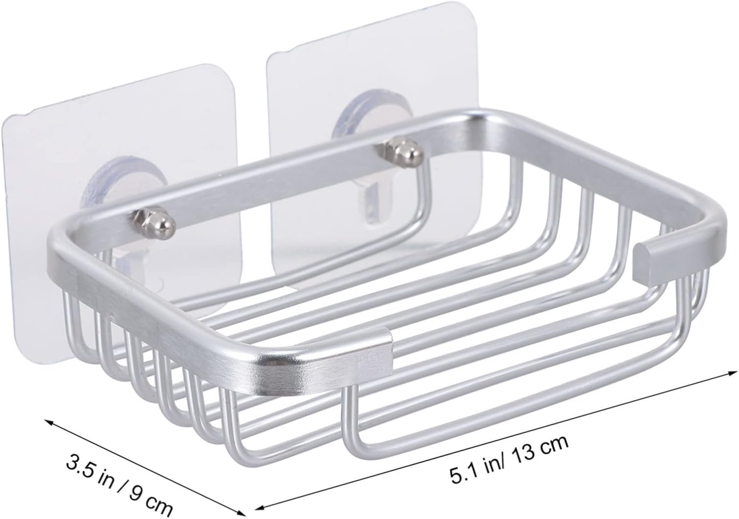 HOLIDYOYO Stainless Steel Wall Soap Dish Set
