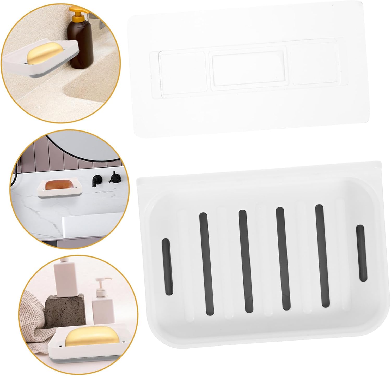 Sturdy Diatom Soap Dish for Bathroom Organizer