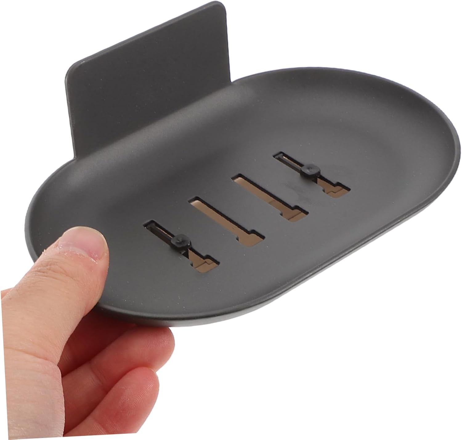 Modern Wall-Mounted Soap Dish Aluminum Self Draining for Home Hotel