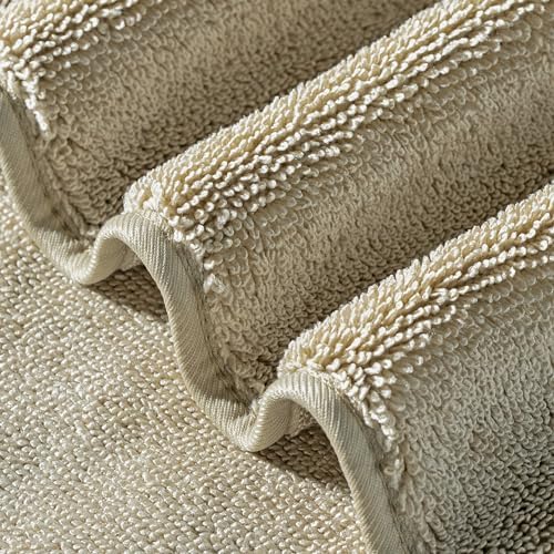 POLYTE Microfiber Bath Towel 60 x 30 in Pack of 2 1