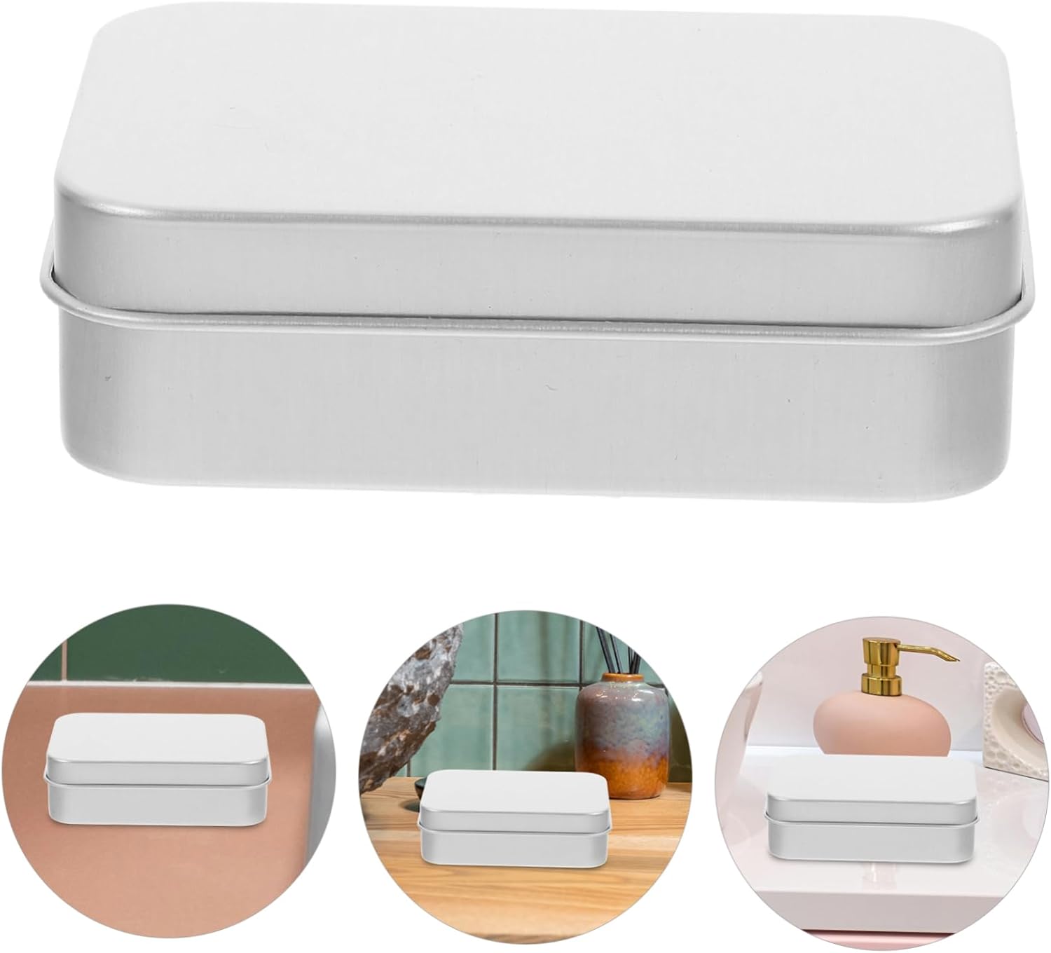 BESTYASH Aluminum Soap Dish Compact Lightweight