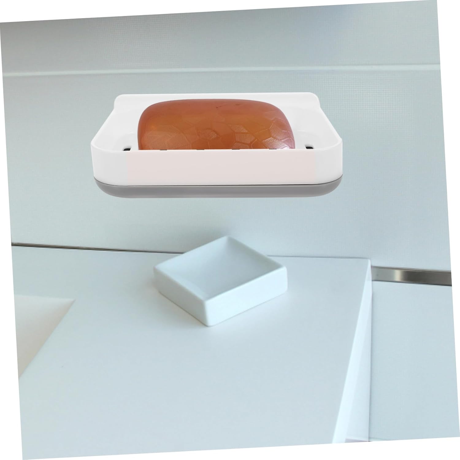 Luxshiny Bathroom Soap Holder Diatomite Tray