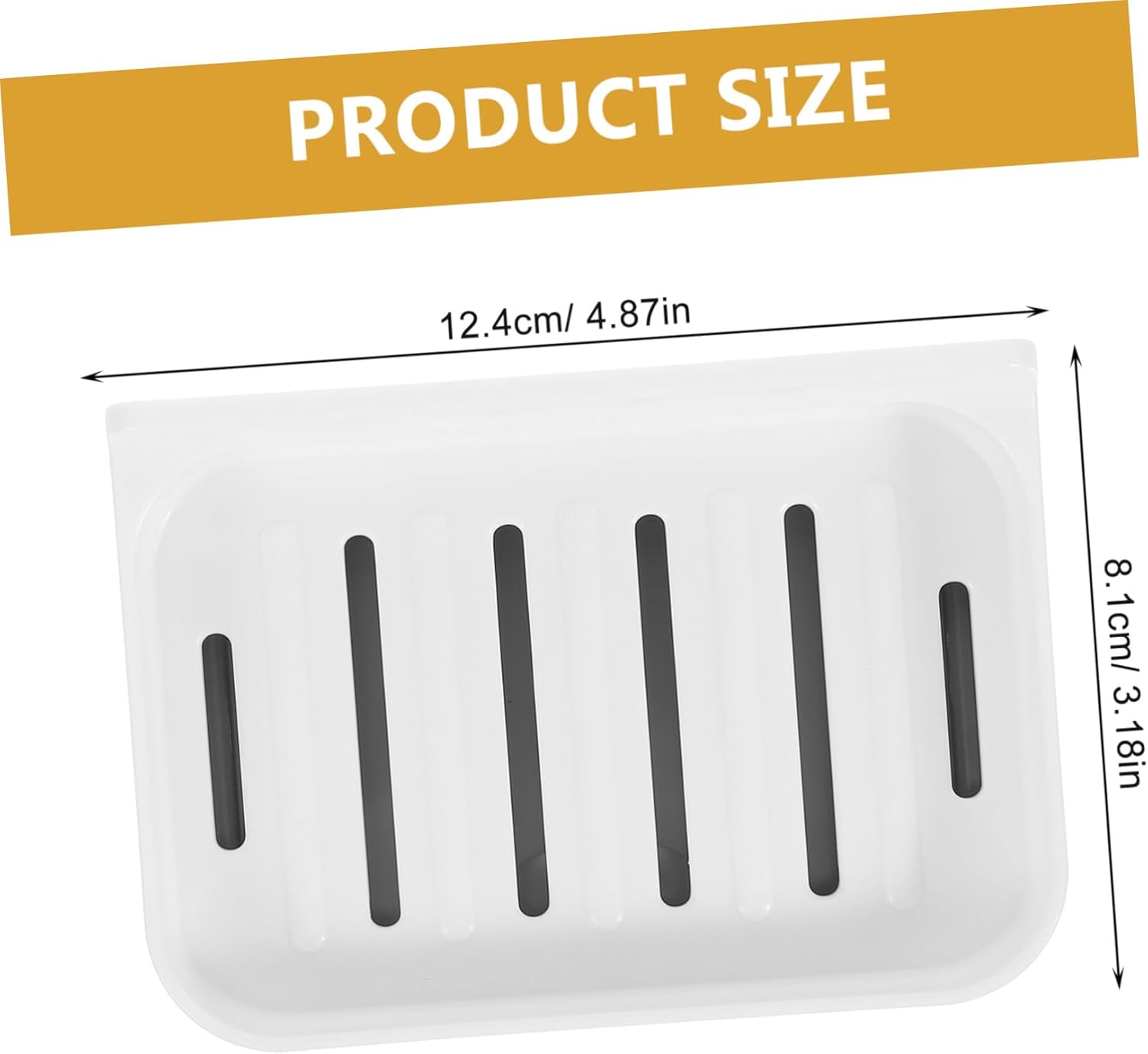 UTHCLO 1Set Absorbent Soap Dish Wall-Mounted Bathroom Organizer