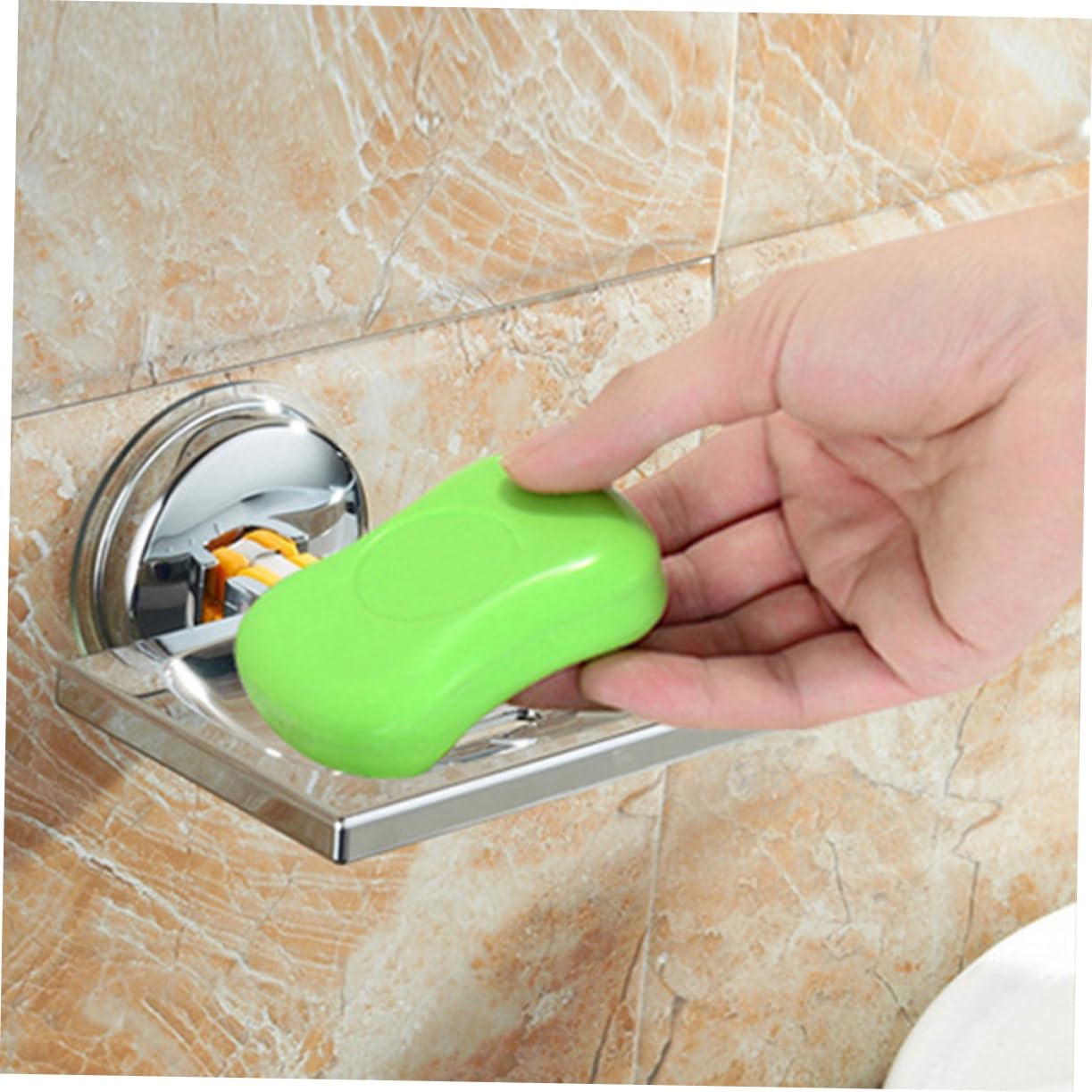 LIFKOME Wall Mount Soap Holder with Drainage 1