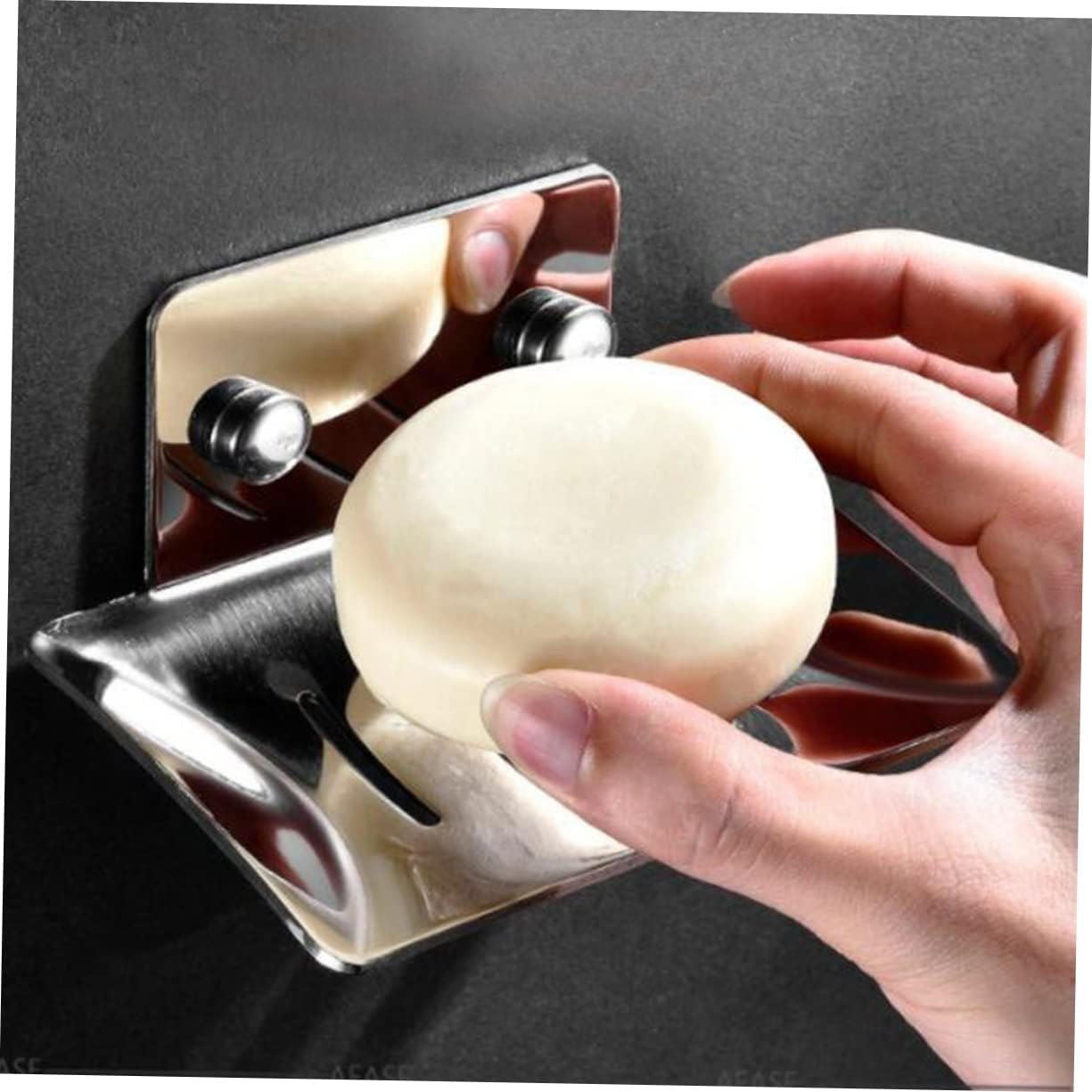 Stainless Steel Soap Basket Wall Mount Leakproof Holder