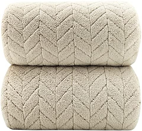 YTYC 39x78 Inch Oversized Super Soft Bath Towels