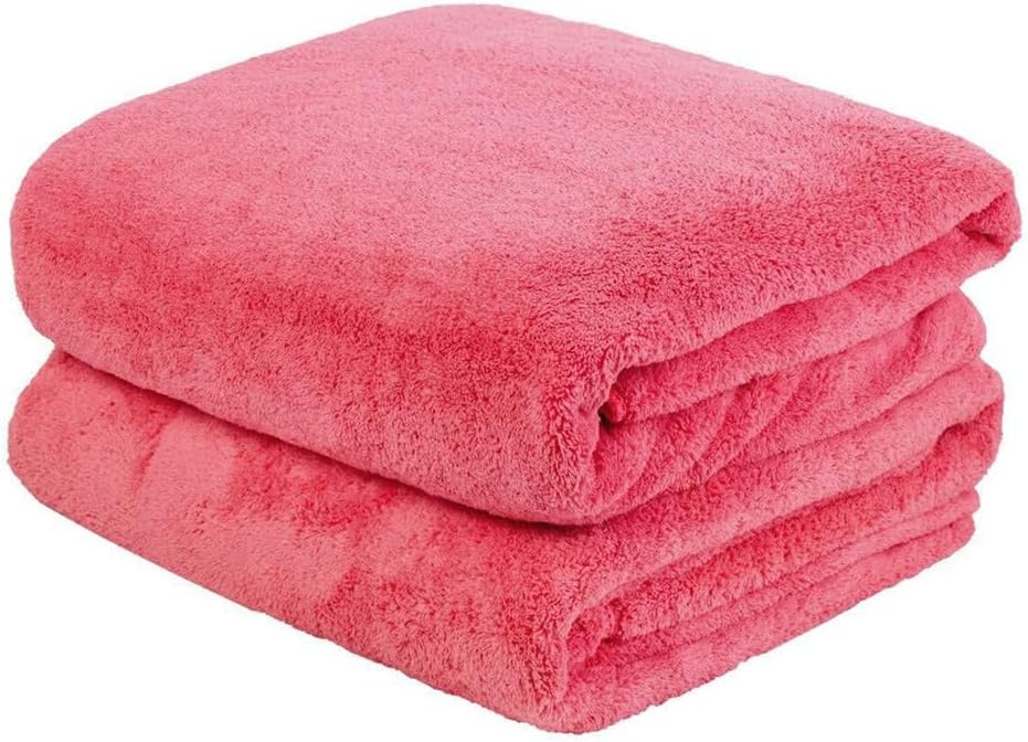 JML Luxury Spa Bath Towels 2 Pack 30x60 - 350GSM Plush Fleece Set