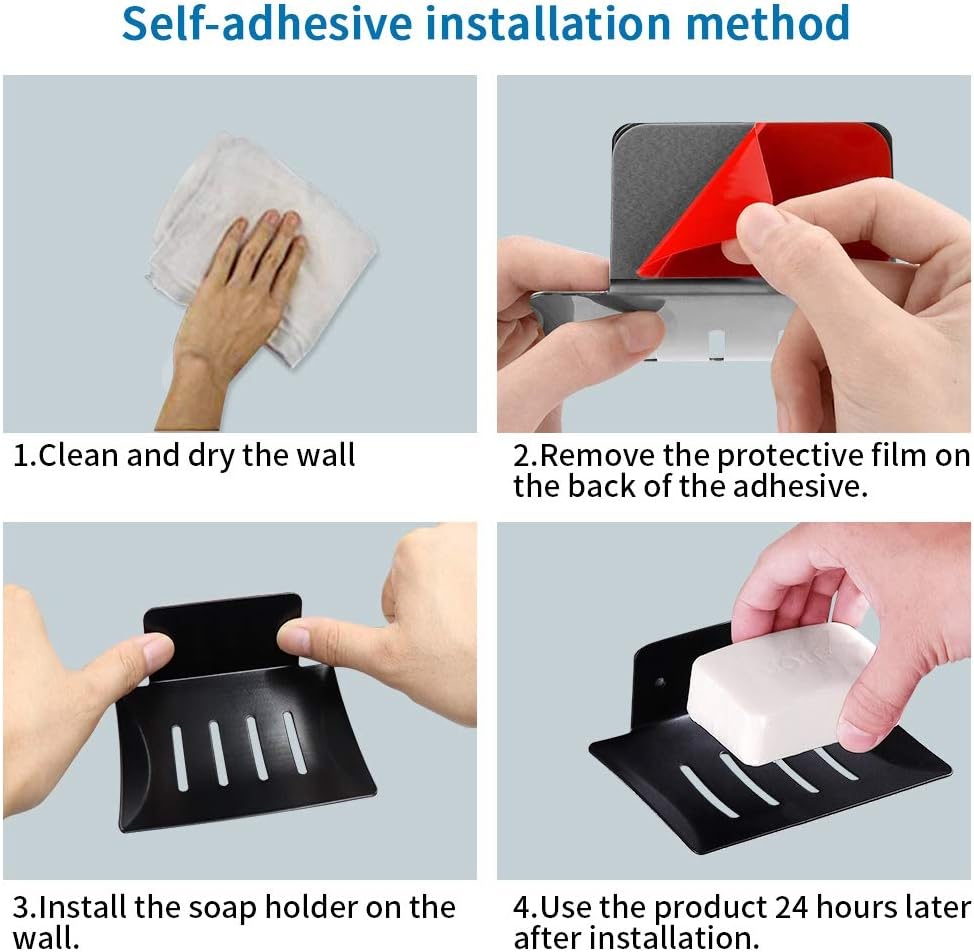 Mczxon Bar Soap Holder for Shower Wall