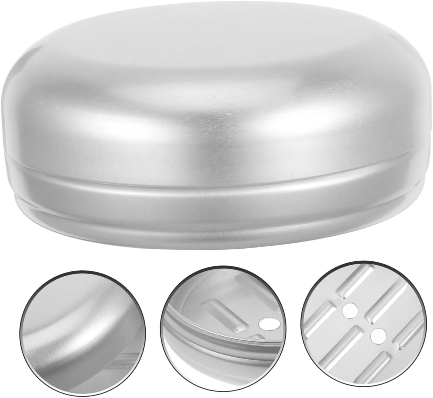 2pcs Travel Soap Dish Holder Leakproof Soap Case with Lid