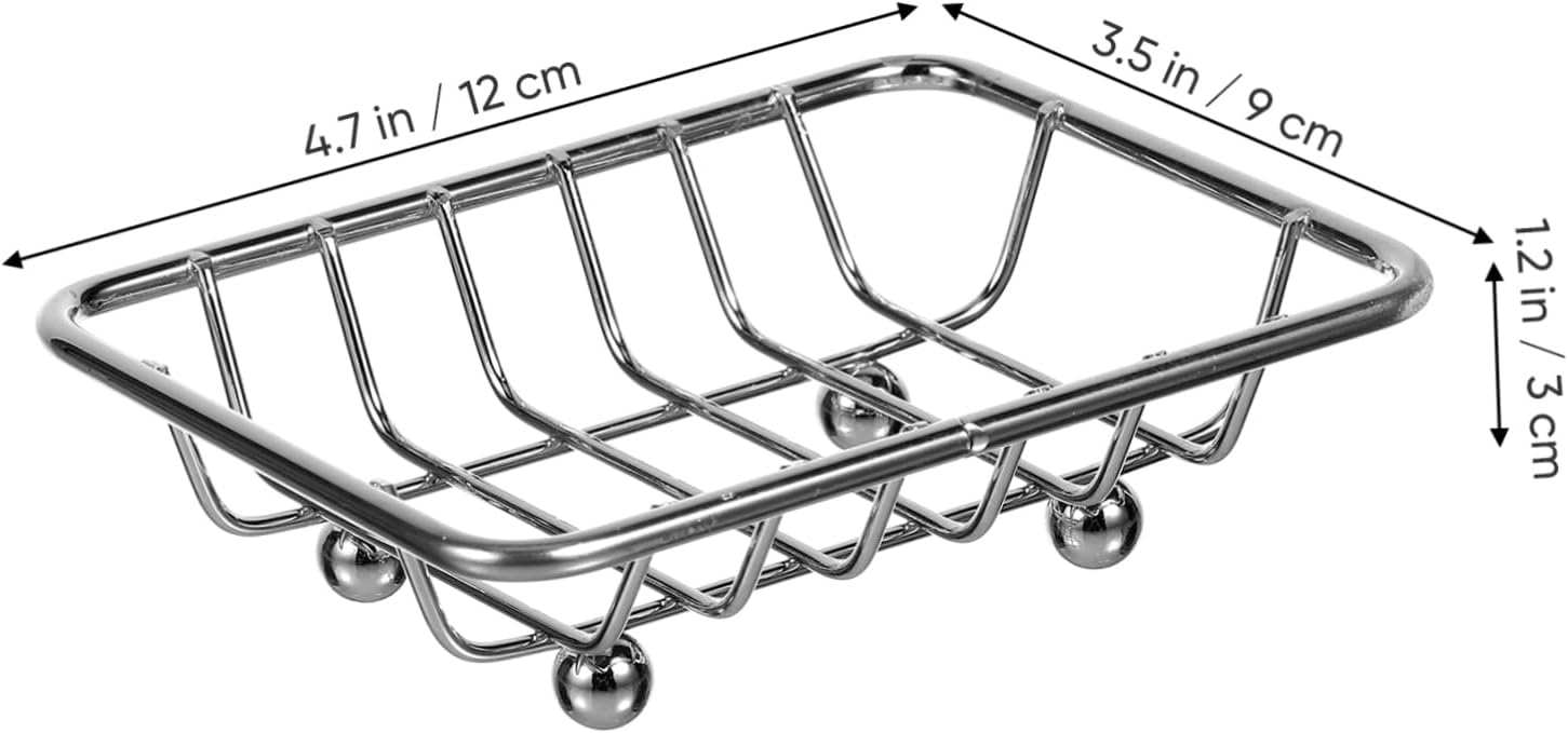 Zerodeko Metal Soap Holder with Draining Design