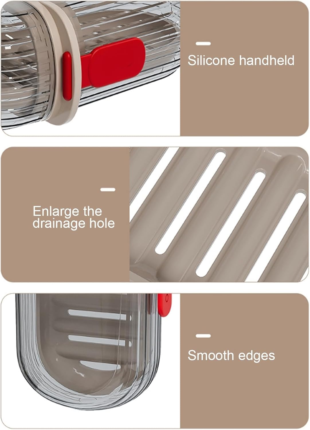 Travel Soap Container with Lock Design
