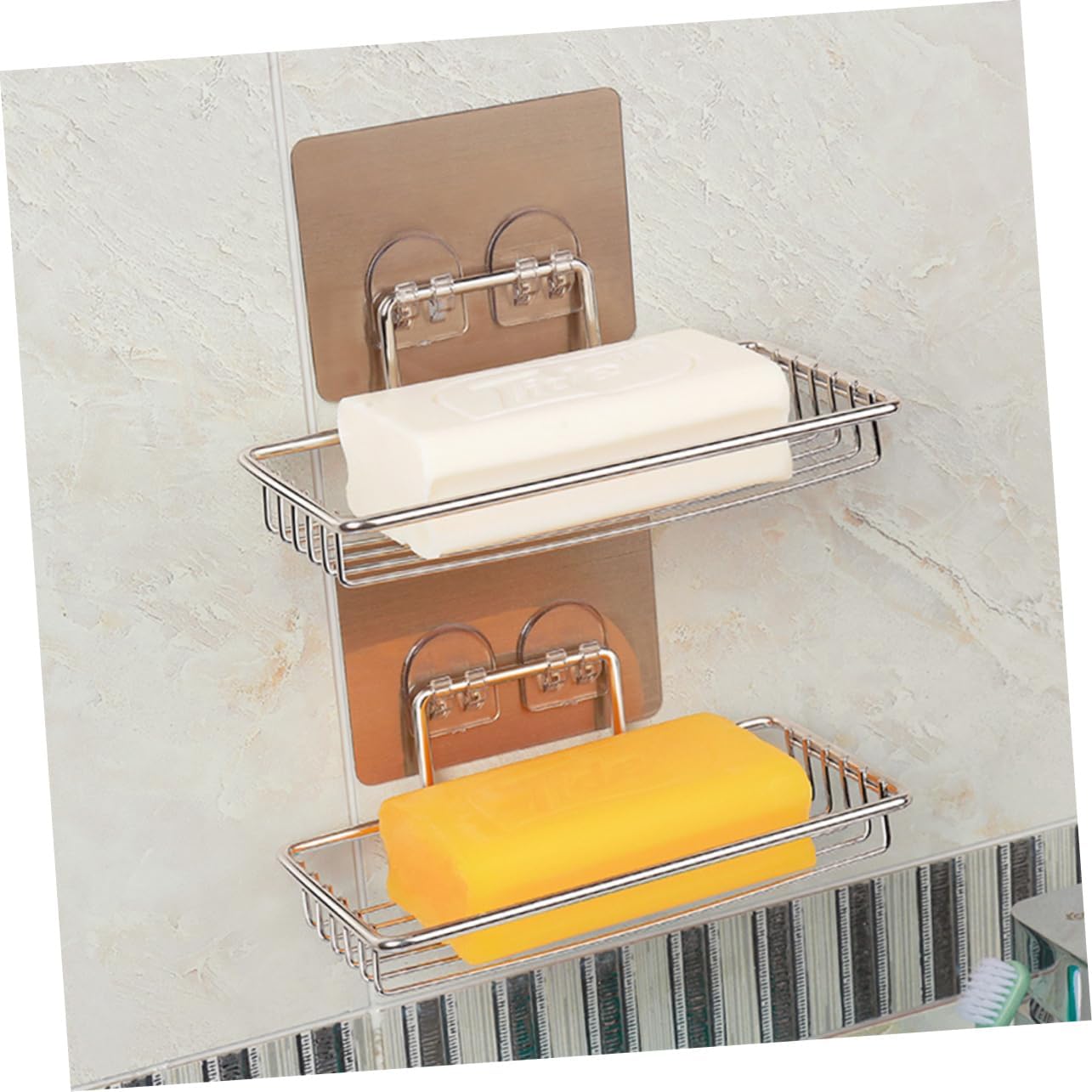 Unomor Stainless Steel Soap Dish Holder Wall Mount