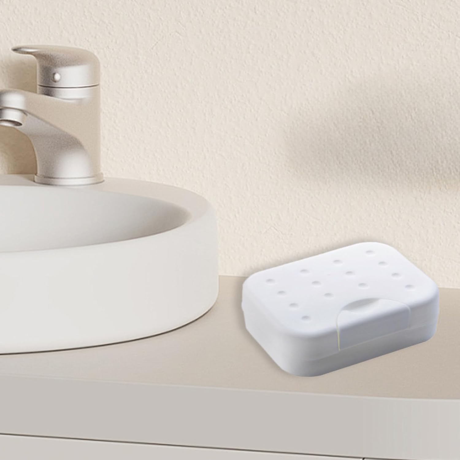 Leakproof Travel Soap Case with Lid and Drainage