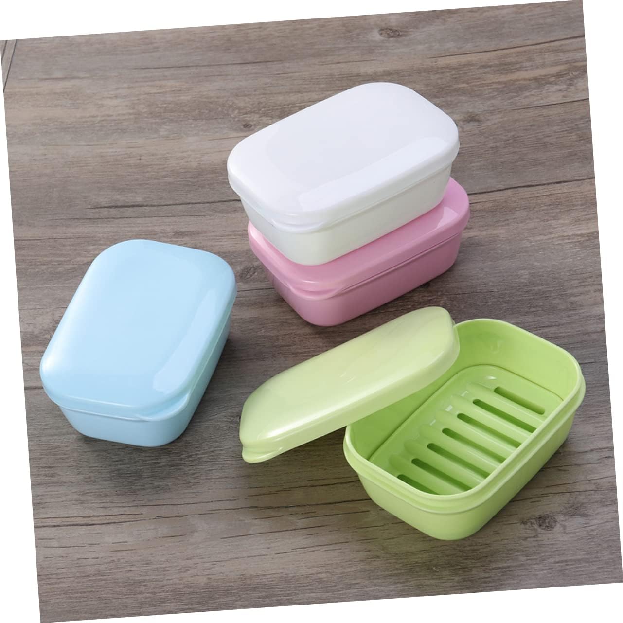 FONDOTIN Portable Soap Dish with Anti-Slip Design