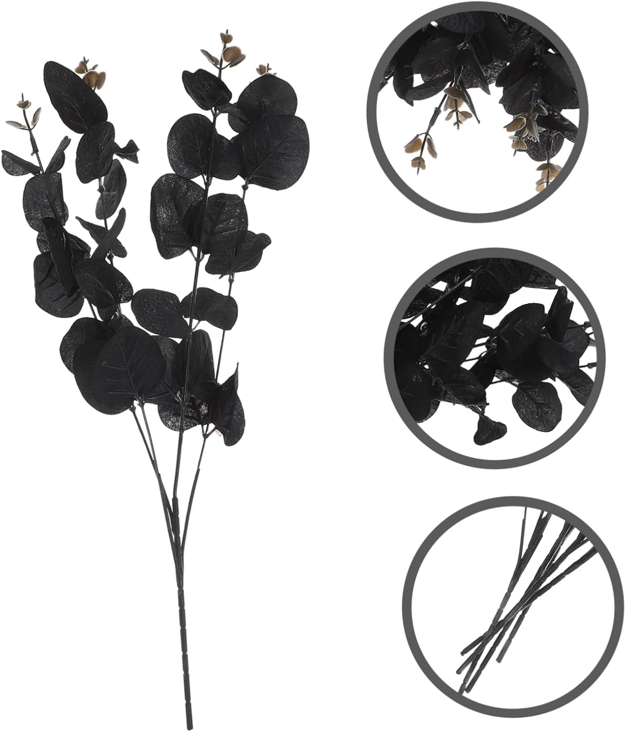 Zerodeko 6pcs Artificial Eucalyptus Leaves Decoration