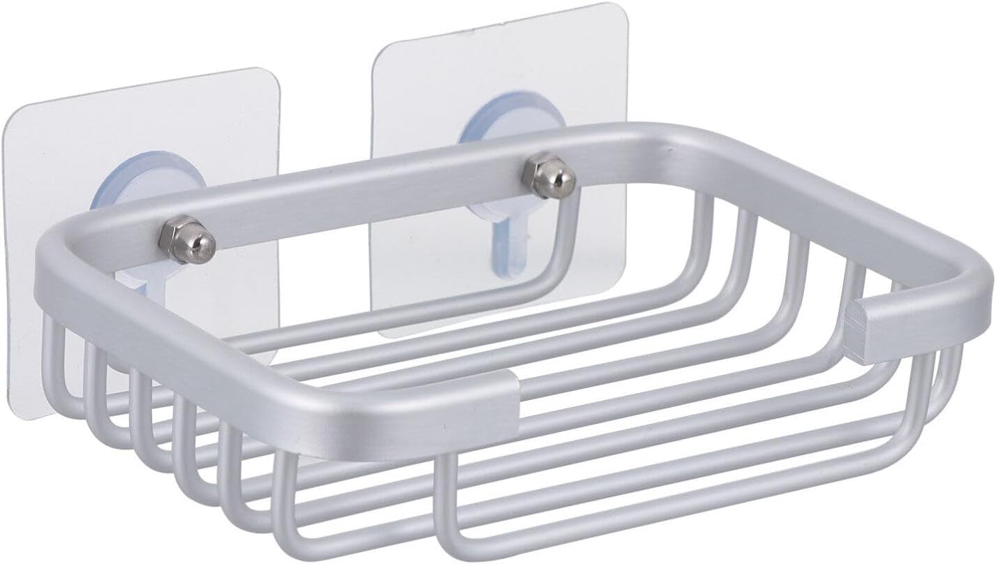 Kichvoe 1Set Single Soap Dish Holder for Bathroom Kitchen