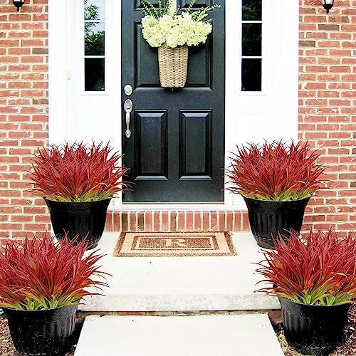 24Pcs Artificial Grass Plants for Home Garden Decor 1