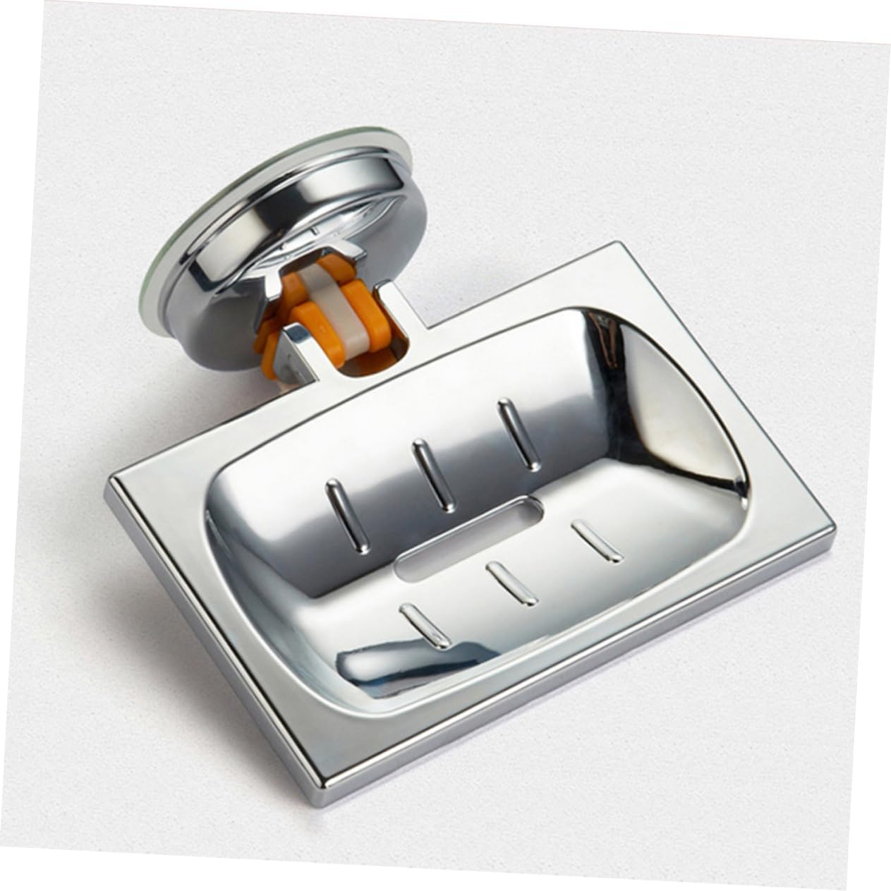 BAZEITFLOW Wall Mounted Soap Holder with Brushed Texture 1