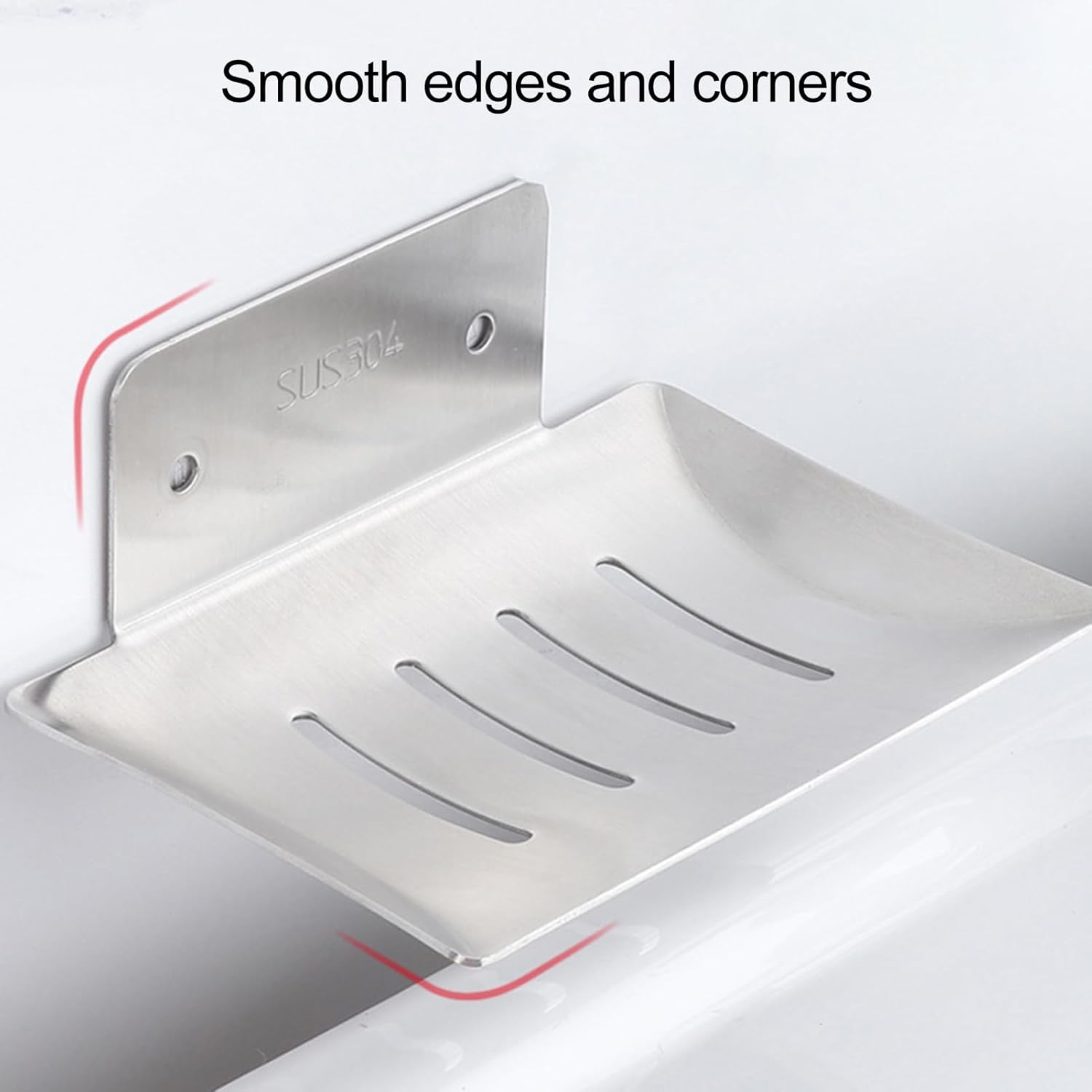 Stainless Steel Soap Holder for Bathroom and Kitchen