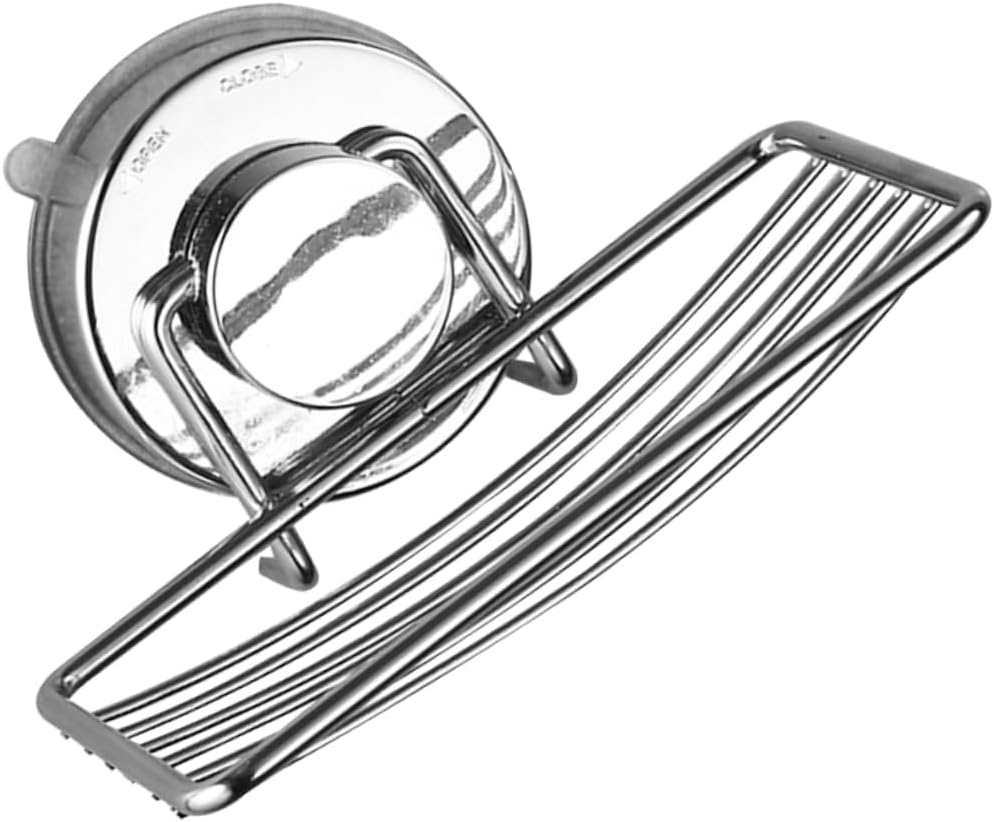 Holibanna Punch-Free Soap Dish Holder with Drain Rack and Suction Cup