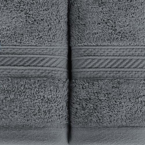 Superior 700 GSM 6-Piece Cotton Towel Set - Grey