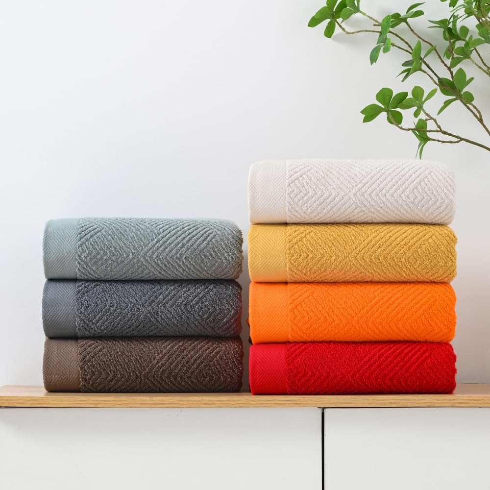 Sense Gnosis 27x55 inch Bath Towels 2 Pack