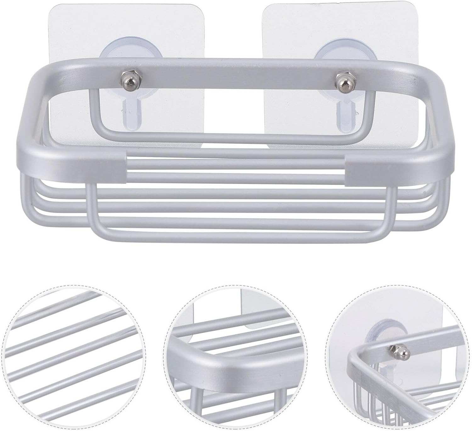 Kichvoe 1Set Single Soap Dish Holder for Bathroom Kitchen
