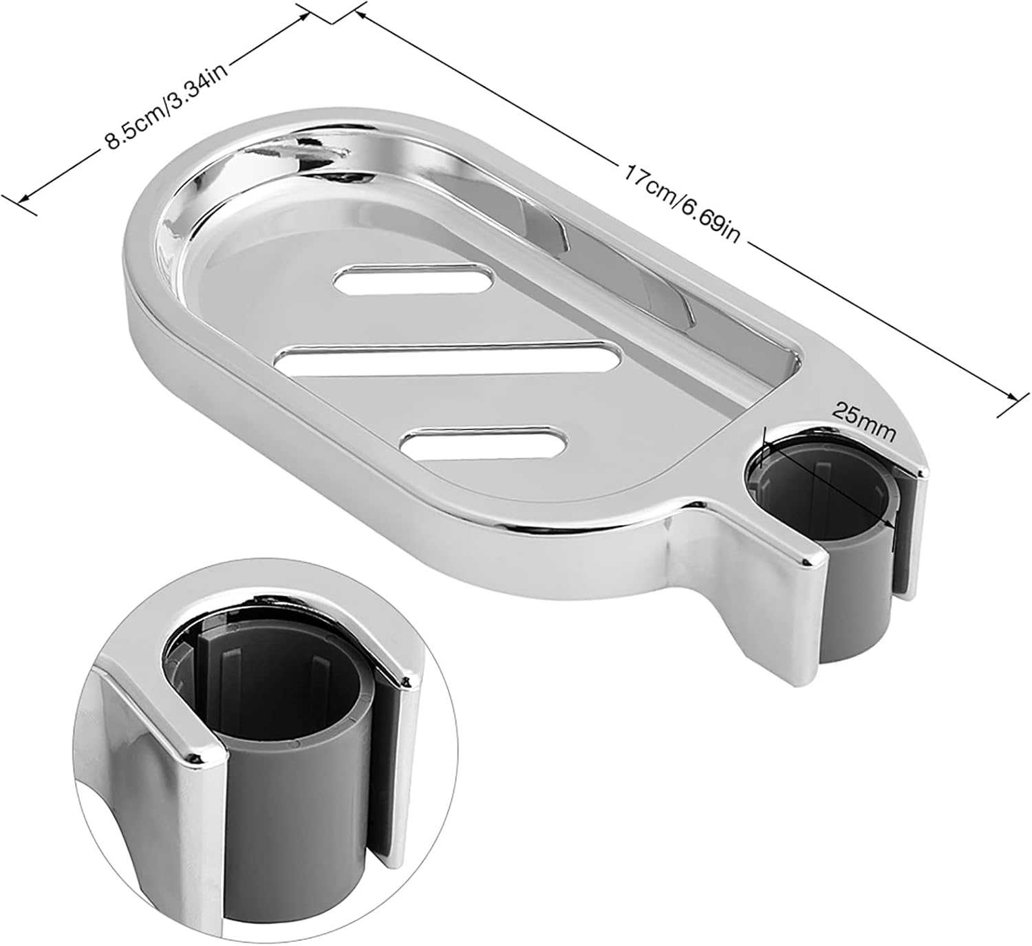 Oceanside ABS Soap Dish Holder for Shower