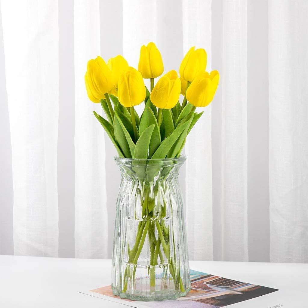 Gerrit Artificial Flowers in Tulip Vase - 10 Heads