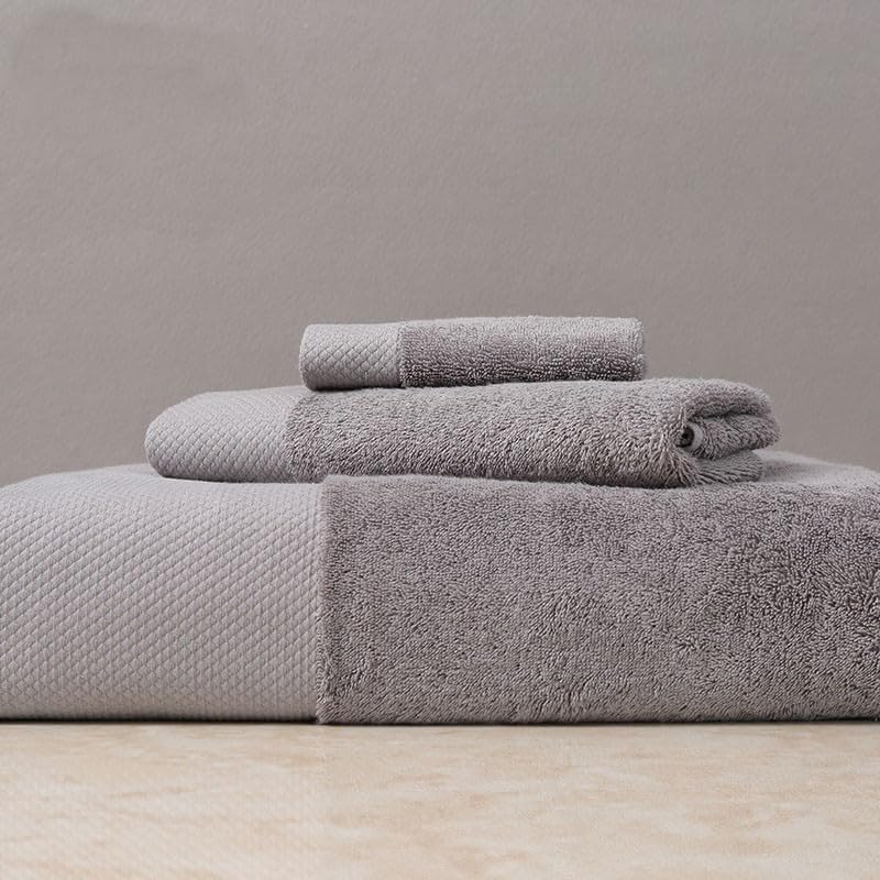 CAREWORX 3 Piece Bath Towel Set - Soft Cotton