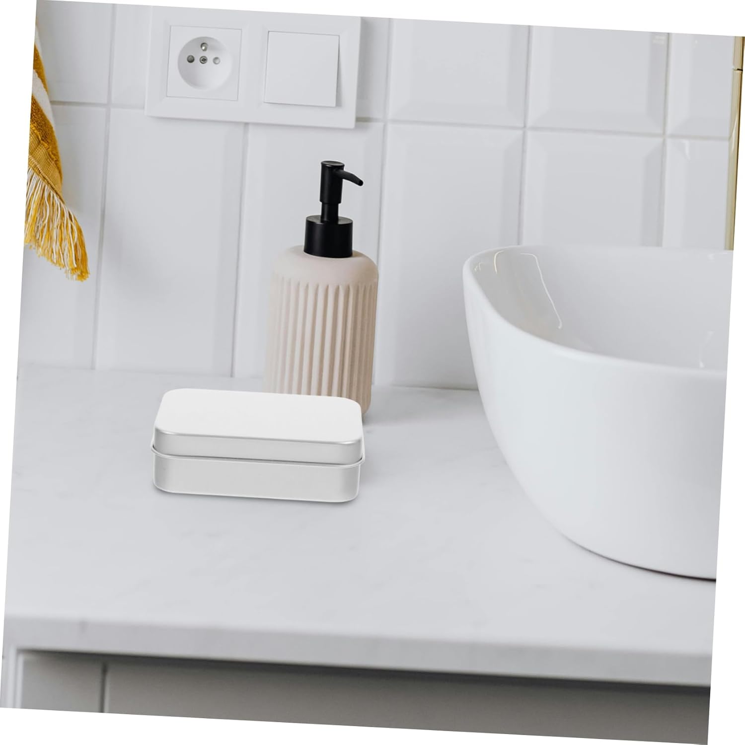 BESTYASH Aluminum Soap Dish Compact Lightweight