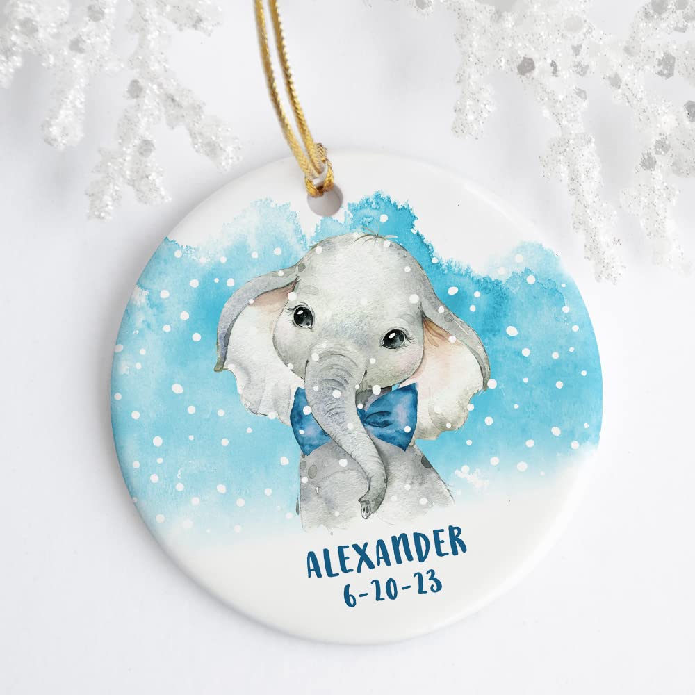 Personalized Babys First Christmas Ornament 3 Inch